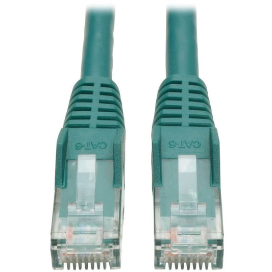 N201007GN - Tripp Lite Cat6 Gigabit RJ45 Green Snagless Molded Patch Cable