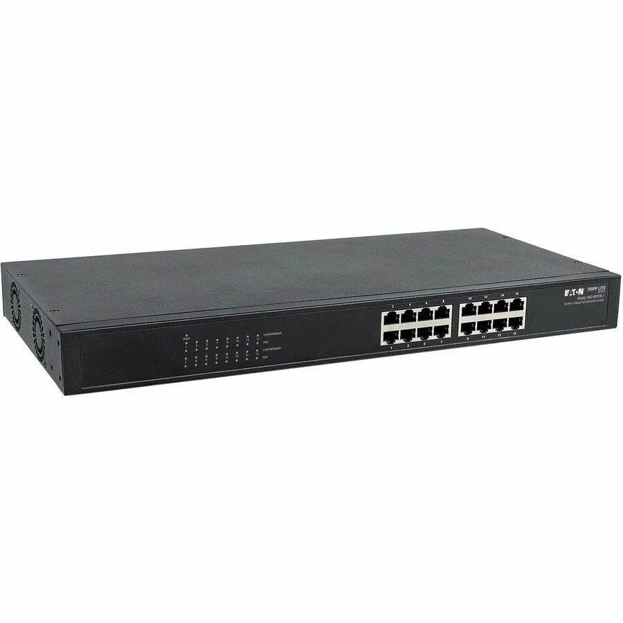 NG16POE1 - Eaton 16-Port 10/100/1000 Mbps Gigabit Ethernet Unmanaged Switch