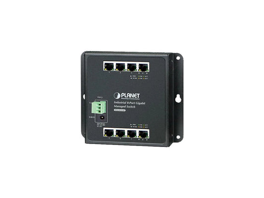 WGS-4215-8T - Planet Industrial 8-Port 10/100/1000T Wall-mount Managed Switch
