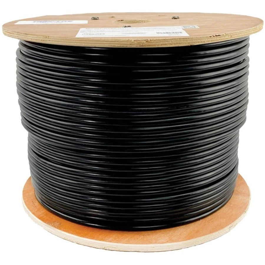 N02201KBK - Tripp Lite 1000ft Cat5e 350 MHz Solid-Core PVC Cable