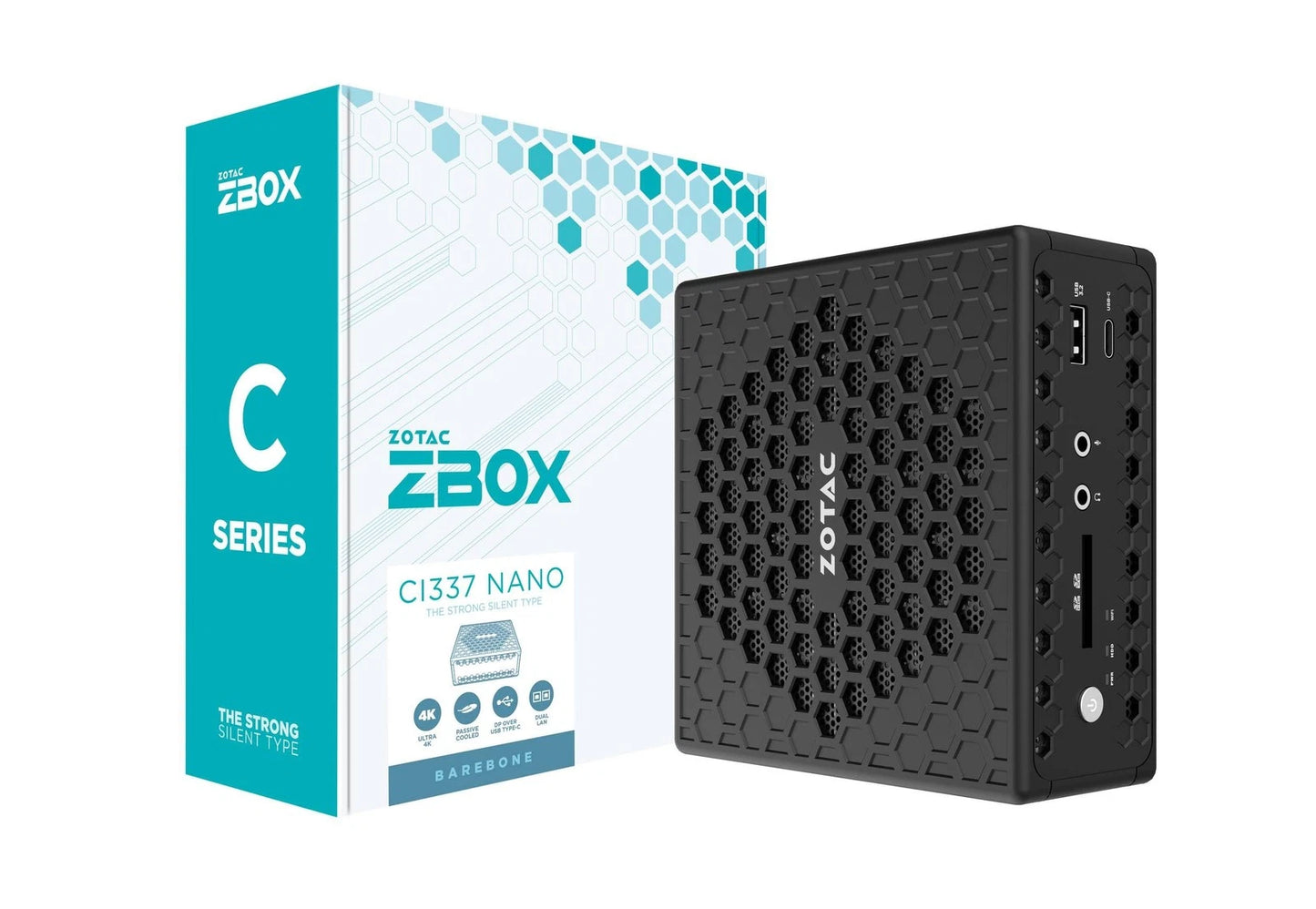 ZBOX-CI337NANO-U - Zotac ZBOX nano Barebone System Mini PC Intel N-Series N100
