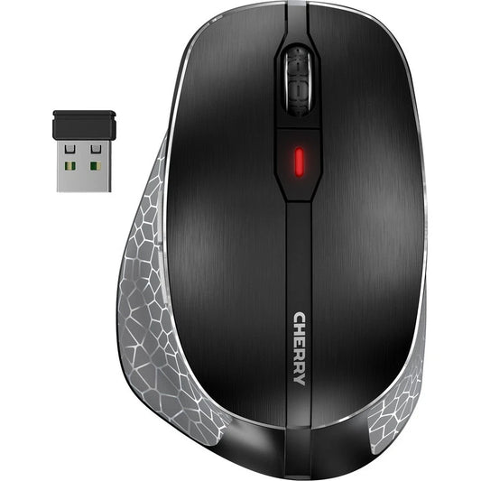 JW8600US - Cherry MW 8C ERGO Rechargeable Black Wireless Mouse