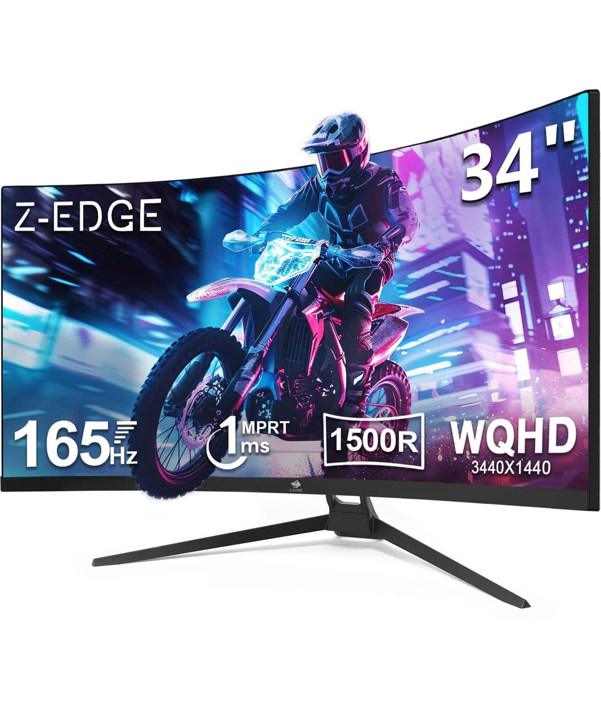 UG34 - Z-Edge Ug34 34-in. 2k 165-hz Curved Gaming Monitor
