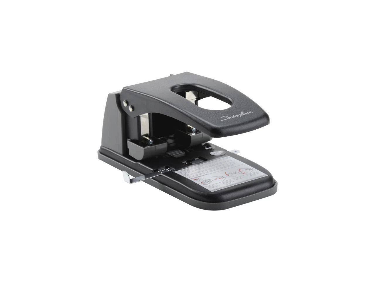 A7074190 - Swingline 100-Sheet High 2-Hole Punch Fixed Centers 9/32" Hole