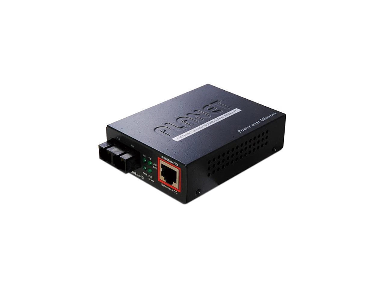 FTP-802 - Planet 100Base-FX to 10/100Base-TX PoE Media Converter SC MM