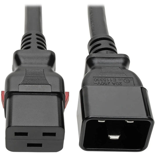 P036L10 - Tripp Lite Power Extension Cord C20 to Locking C19 M/F 12AWG Black 10ft