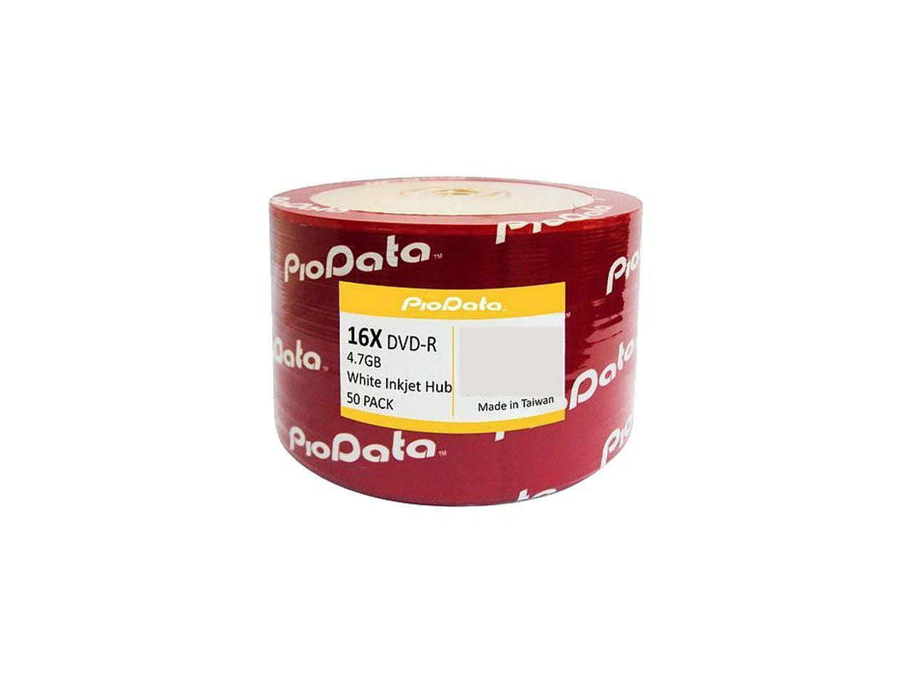 832-210SA - PioData 4.7GB 16X DVD-R Inkjet Printable 50 s CD DVD R RW Media 83