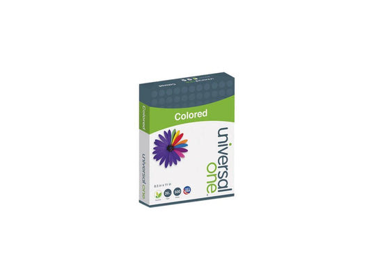 UNV11201 - Universal Colored Paper 20 lbs. 8.50" x 11.00" Canary
