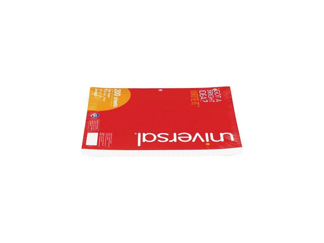 UNV20923 - Universal Filler Paper 3-Hole 8.5 x 11 Wide/Legal Rule