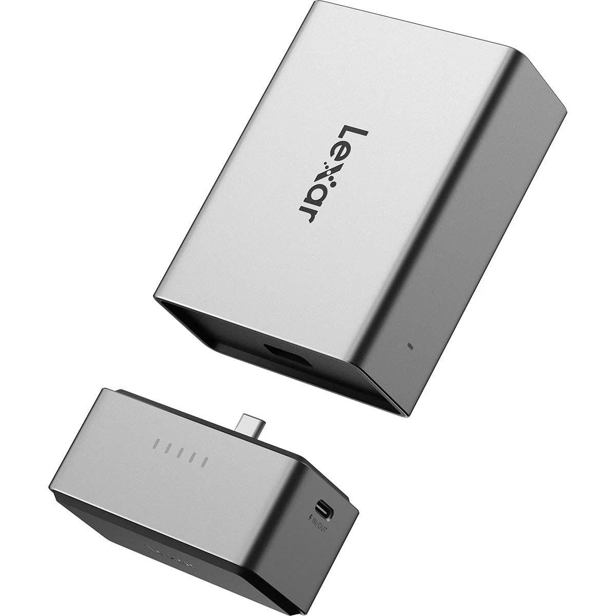 LPWF600N-1ANGL - Lexar Workflow Go Portable Dock Station 2-bay