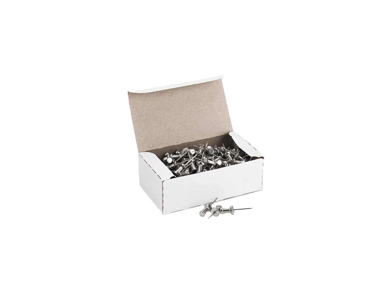 CPAL5 - GEM Aluminum Head Push Pins Aluminum Silver 5/8"