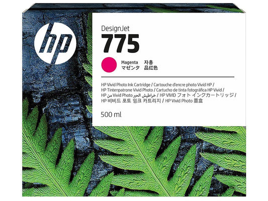 1XB18A - HP 775 500-ml Ink Cartridge Magenta