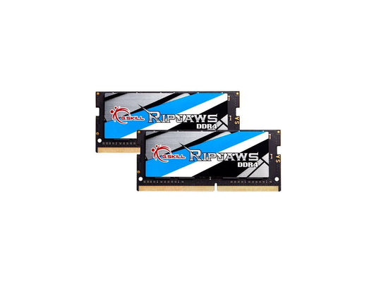 3200C22D-32GRS - G.Skill Ripjaws 32GB 2 x 16GB 260-Pin DDR4 3200 SO-DIMM Desktop Memory