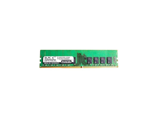 BD16G2133MQE25 - Black Diamond Memory 16GB ECC Unbuffered DDR4 2133 PC4 17000 Server Memory