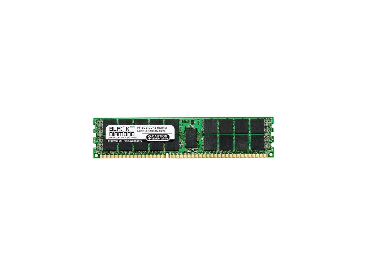 BD16G1333MTR23 - Black Diamond Server Memory 16GB 240-Pin DDR3 SDRAM ECC Registered DDR3 1333