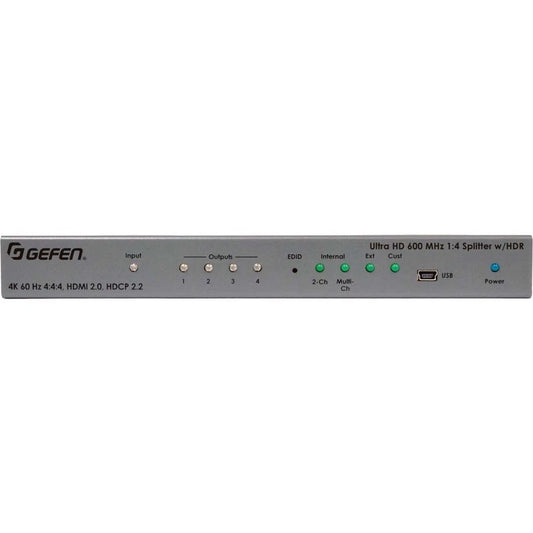EXT-UHD600-14 - Gefen Ultra HD 600 Mhz 1:4 Splitter