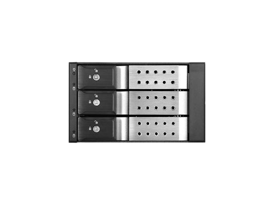 BPN-DE230HD-SILVER - iStarUSA Trayless 2 x 5.25" to 3 x 3.5" 12Gb/s HDD Hot-swap Rack