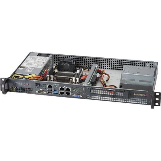 CSE505203B - Supermicro SuperChassis 505-203b Black Rack-mountable 1U 1 X Bay