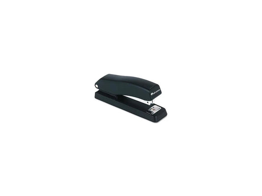 UNV43119 - Universal Economy Half Strip Stapler 12-Sheet Black