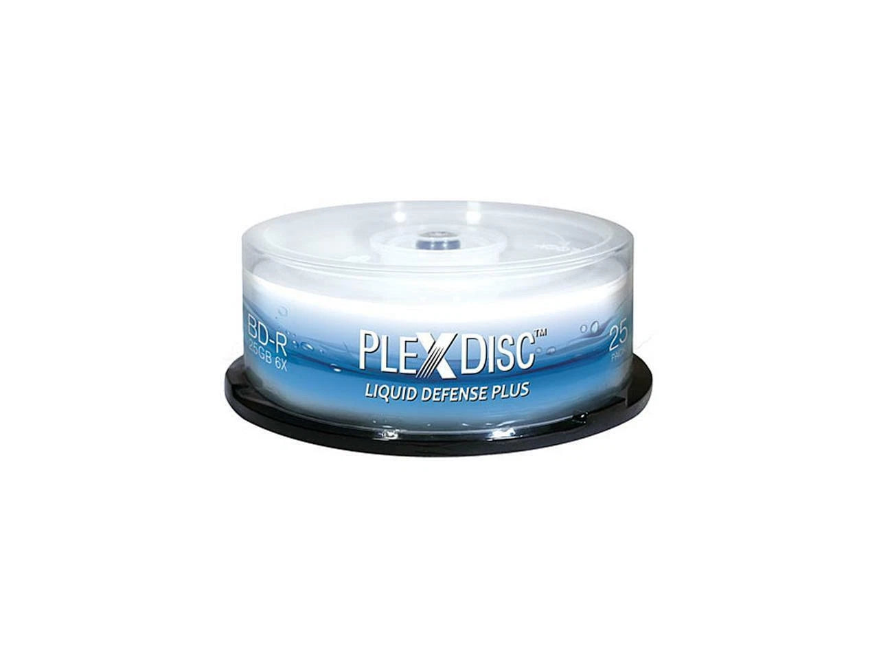 633-C13 - Plexdisc PlexDisc 25GB 6X BD-R Water Resistant Glossy White Inkjet Hub Printable 25 s