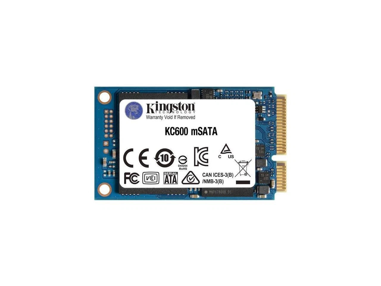 SKC600MS1024G - Kingston 1024G SSD KC600 SATA3 MSATA