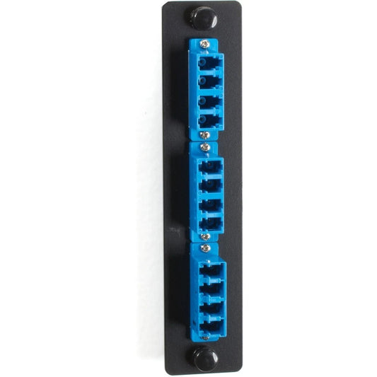 JPM455CR2 - Black Box Standard Adapter Panel 6 LC Duplex Pairs Blue