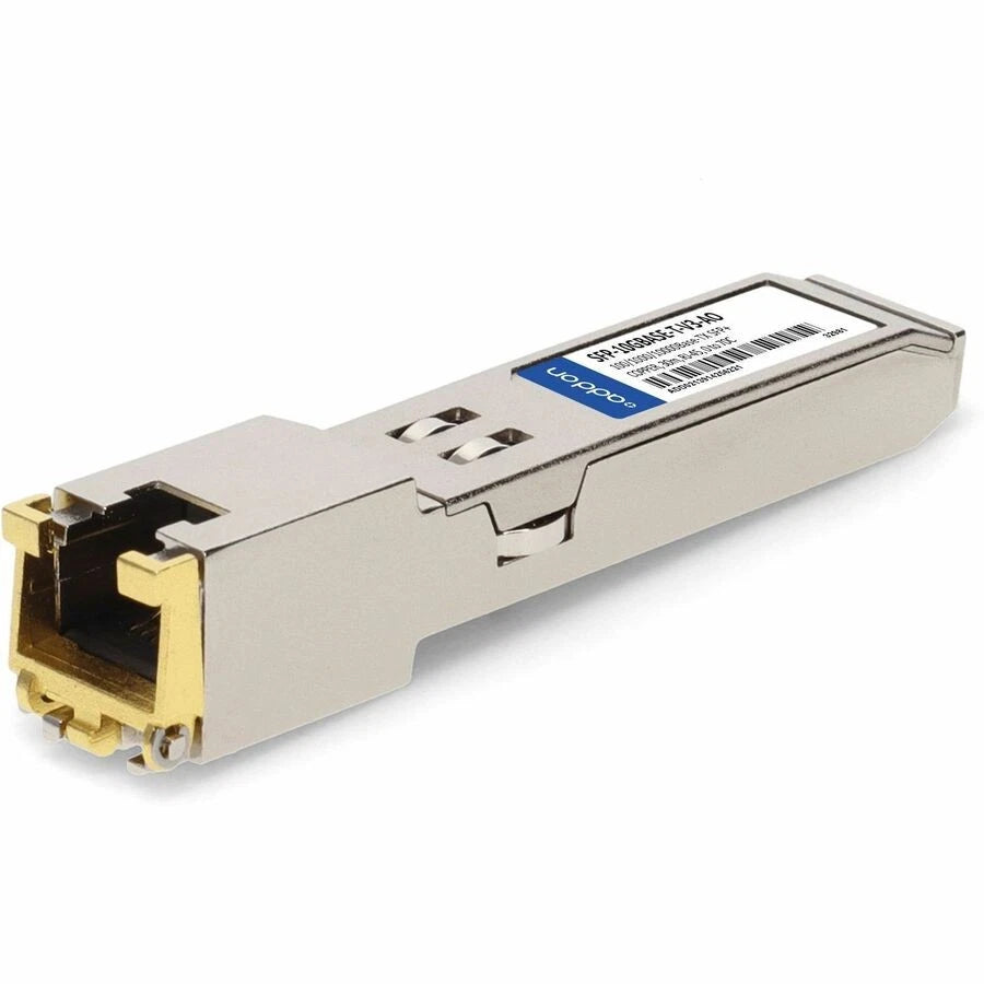 SFP10GBASETV3AO - AddOn MSA and TAA 100/1000/10000Base-TX SFP+ Transceiver Copper 30m RJ-45