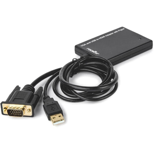 Y10A218B1 - Rocstor Y10A218-B1 VGA to HDMI Adapter