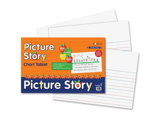 MMK07426 - Pacon Ruled Picture Story Chart Tablet