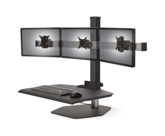 182368 - Innovative Winston Workstation Triple FreeStanding Sit-Stand