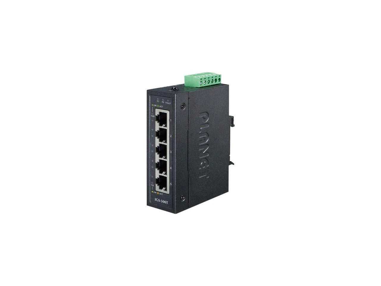 IGS-500T - Planet Unmanaged Compact Industrial 5-Port 10/100/1000T Gigabit Ethernet
