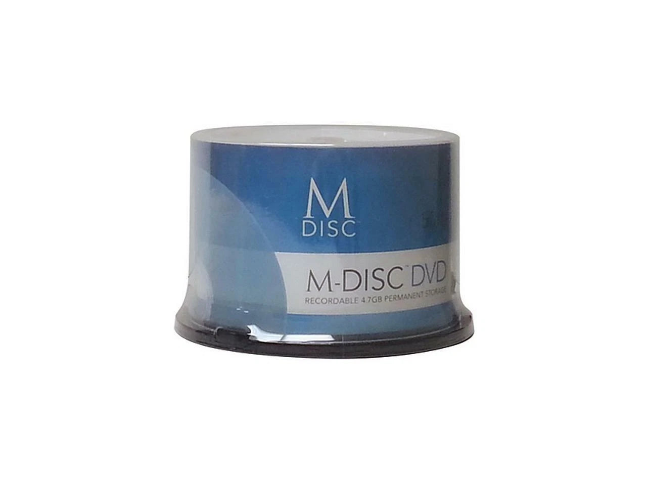 MDDPR04WIP-50 - Vinpower M-Disc 4.7GB Inkjet Printable DVD+R Archival Recordable Media50 Disc MD