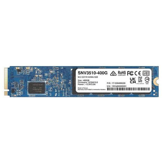 SNV3510400G - Synology SNV3000 400GB M.2 22110 PCIe NVMe Internal SSD