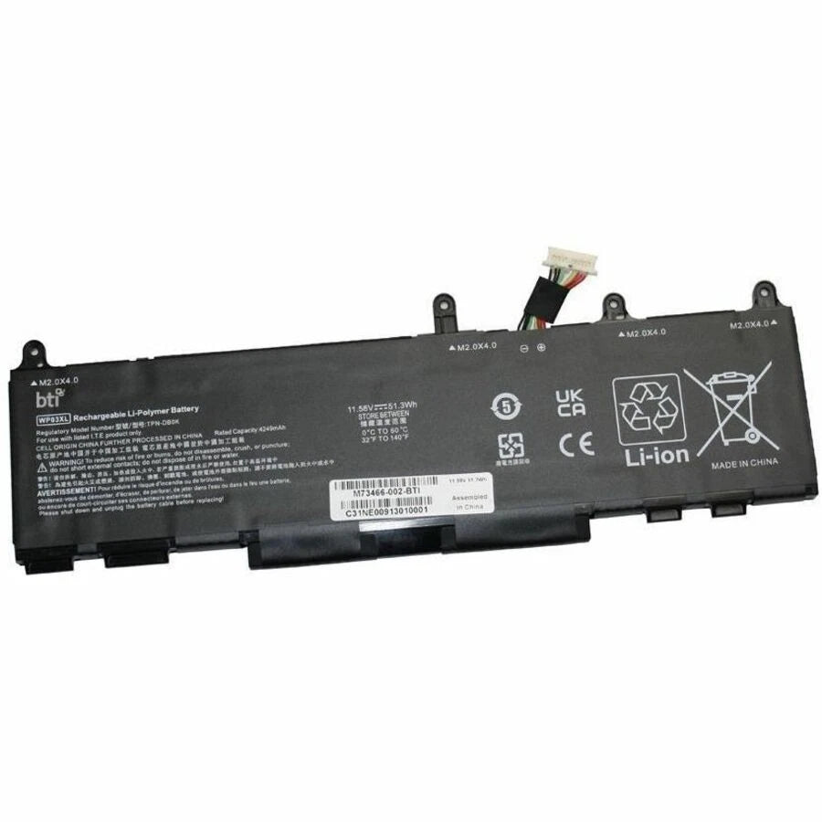 M73466002-BTI - BTI M73466-002- 11.58V 51.3WHR Li-Ion Battery