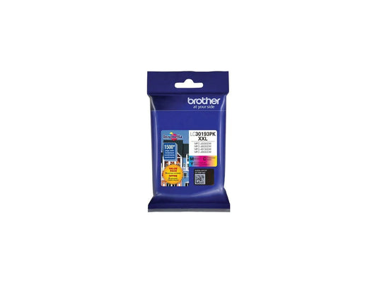 LC30193PK - Brother Super High Yield Ink CartridgeCombo Cyan/Magenta/Yellow