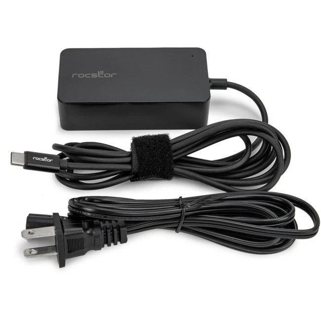 Y10A272B1 - Universal Rocstor 45W Smart USB-C Power Adapter Charger Laptop