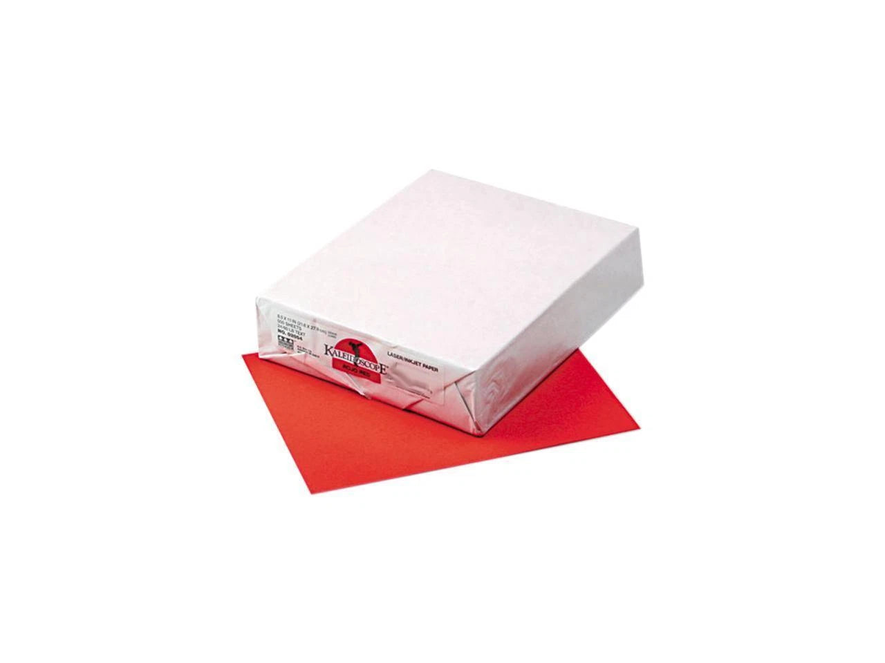102054 - Pacon Kaleidoscope Multipurpose Colored Paper 8-1/2 x 11 Rojo Red
