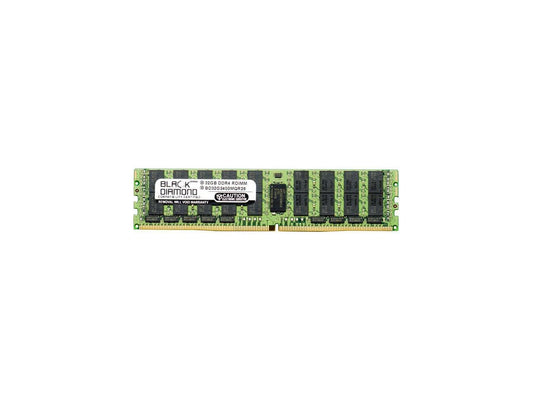BD32G2400MQR26 - Black Diamond Memory 32GB ECC Registered DDR4 2400 PC4 19200 Server Memory