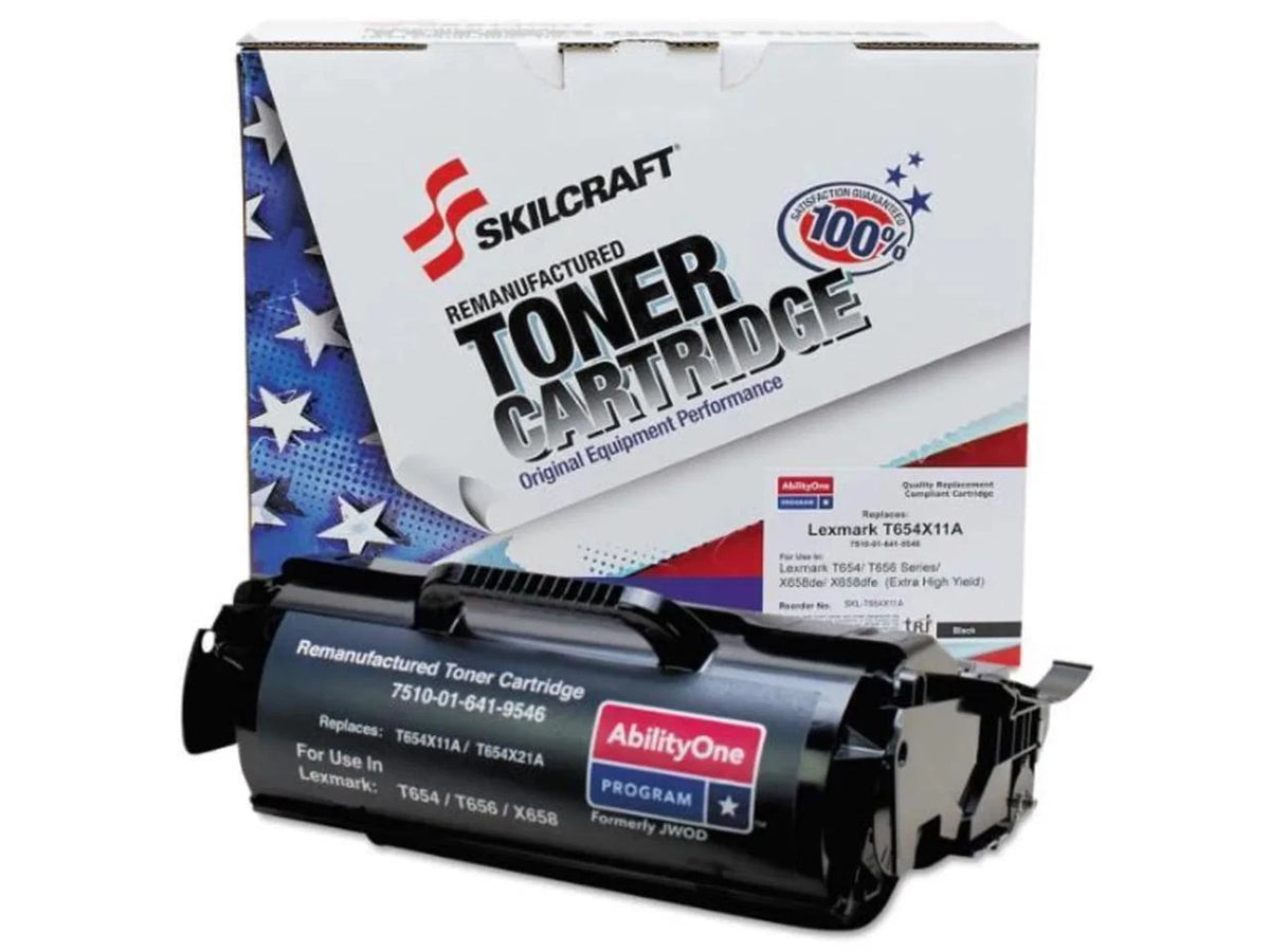 AB17510016419546 - AbilityOne Black Lexmark Compliant T654N XH Toner