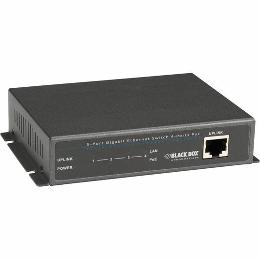 LPB1205A-R2 - Black Box LPB1200 Series Gigabit Ethernet 1000-Mbps PoE+ Switch