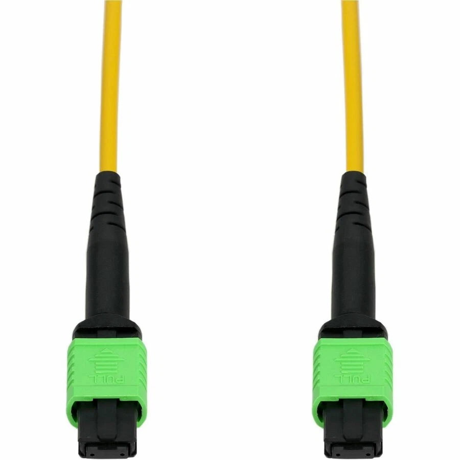 ADDMPOMPO10M9SMF - AddOn 10m MPO/APC to MPO/APC Yellow OS2 OFNR Riser-Rated 12-Strand SMF Fiber Pat