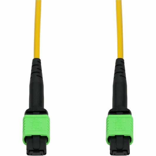 ADDMPOMPO10M9SMF - AddOn 10m MPO/APC to MPO/APC Yellow OS2 OFNR Riser-Rated 12-Strand SMF Fiber Pat