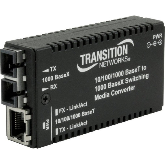 M-GE-PSW-SX-01-LC--NA - Transition Networks Mini Gigabit Ethernet Media Converter
