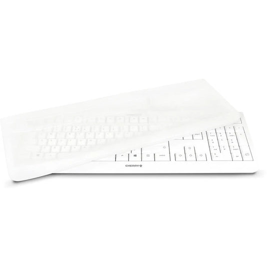 EZN0800EU0 - Cherry WHITE EZCLEAN Wired Covered Cleanable Keyboard