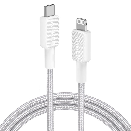 A81B6H21-1 - Anker Braided USB-C To Cable 6ft White