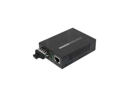 GT-802S - Planet 10/100/1000Base-T to 1000LX Gigabit Media Converter SM SC