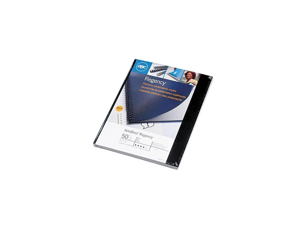 9742230 - Swingline GBC VEloBind Presentation Covers 11 x 8-1/2 Black