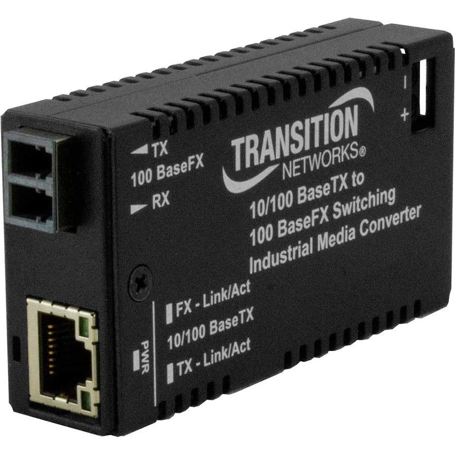M-E-ISW-FX-02-MMLC - Transition Networks Hardened Mini Fast Ethernet Media Converter