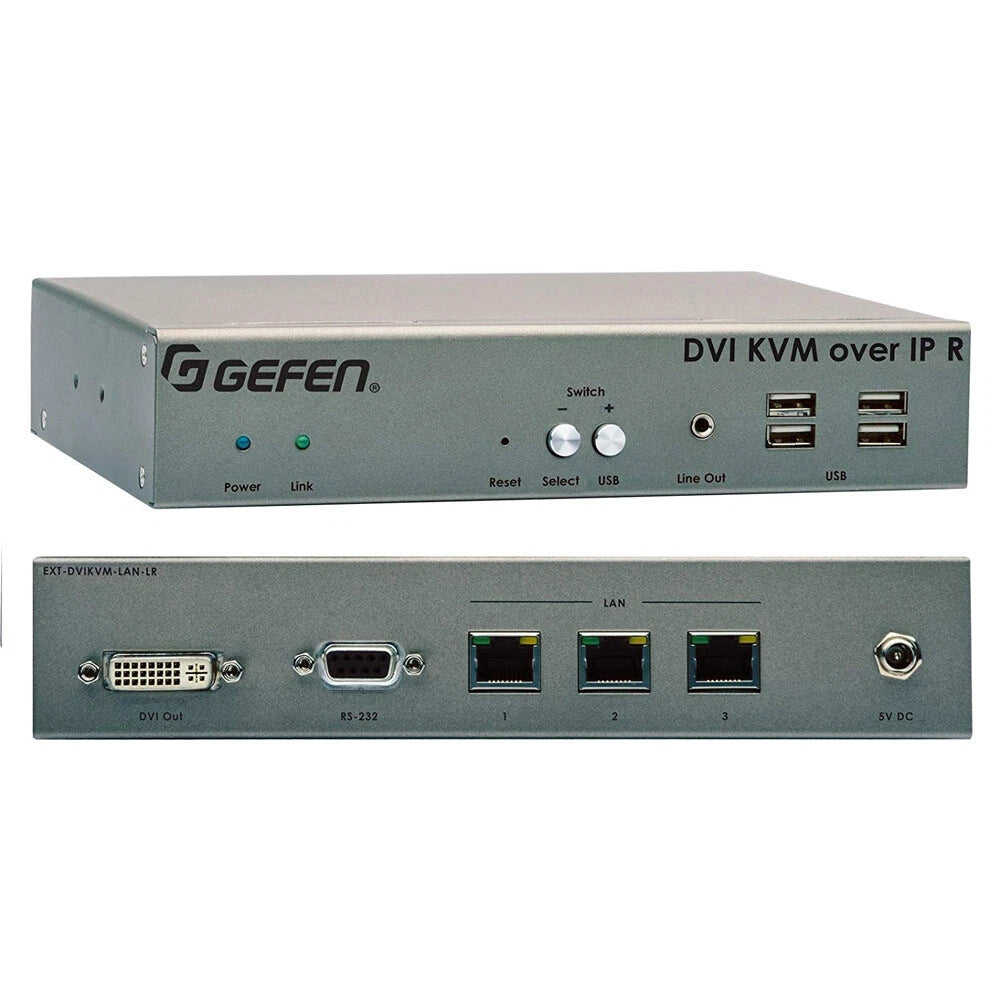 EXTDVIKVMLANLRX - Gefen DVI KVM over IP