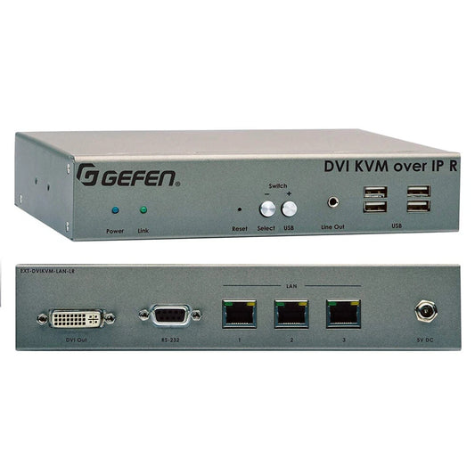 EXTDVIKVMLANLRX - Gefen DVI KVM over IP